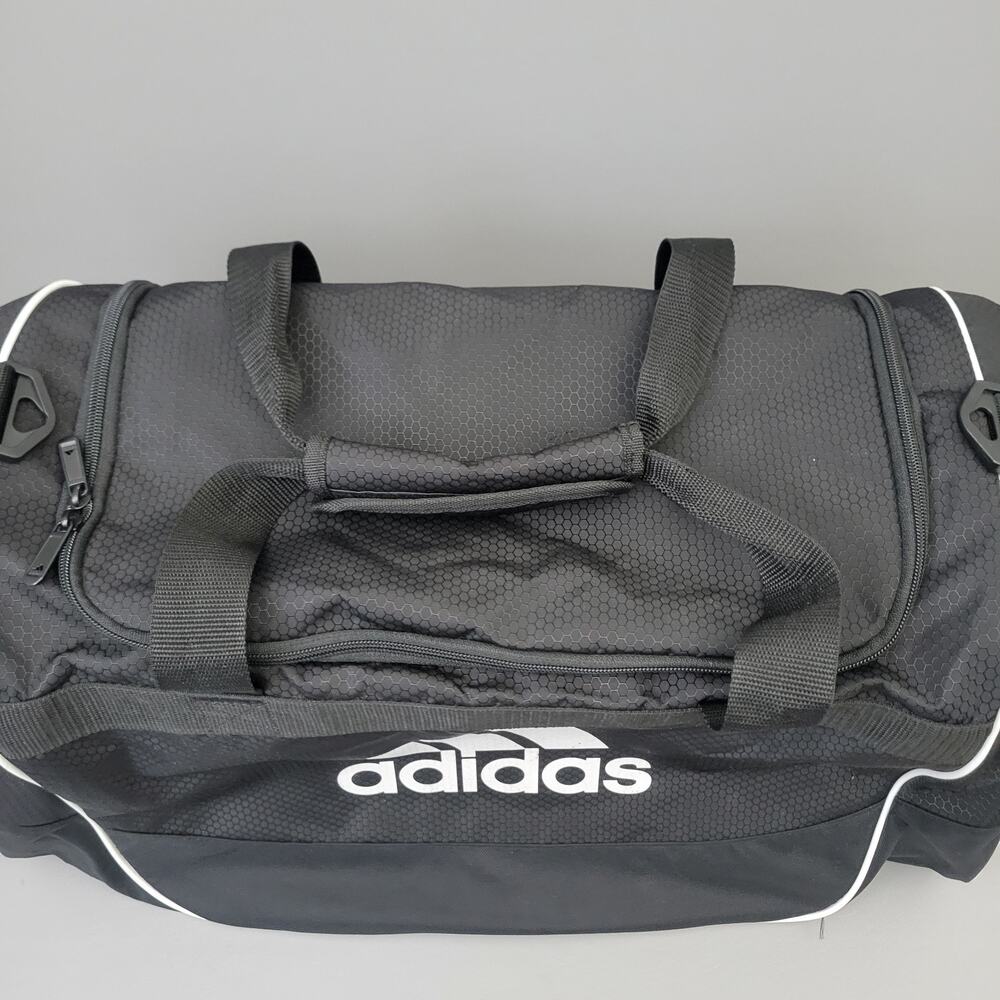 Adidas Defender Duffel Durable Athletic Sports Gym Travel Bag - Picture 7 of 11